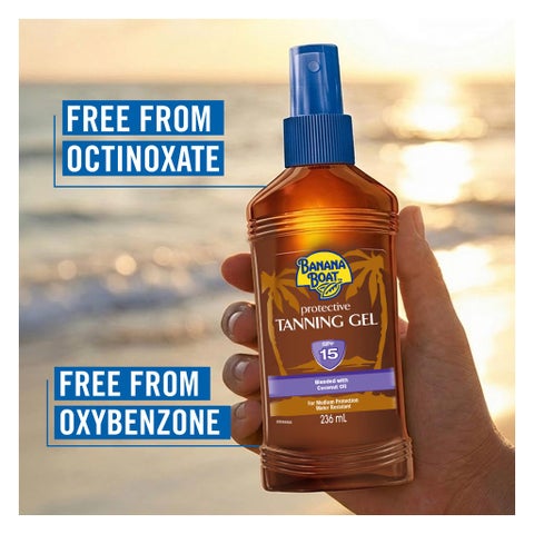 Banana Boat SPF 15 Protective Tanning Gel - 236ml