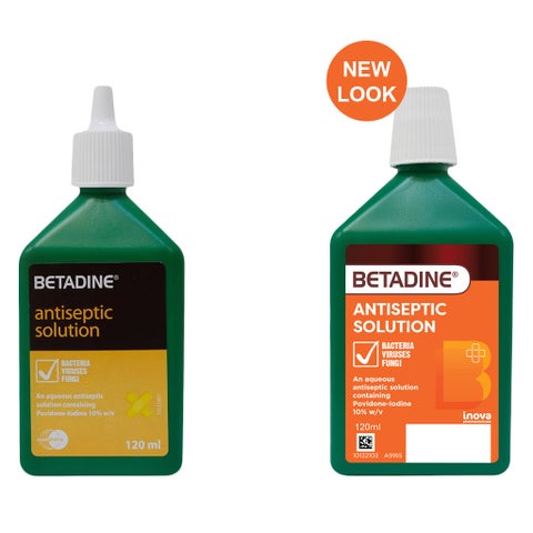 Betadine Povidone Iodine Antiseptic Solution 120ml