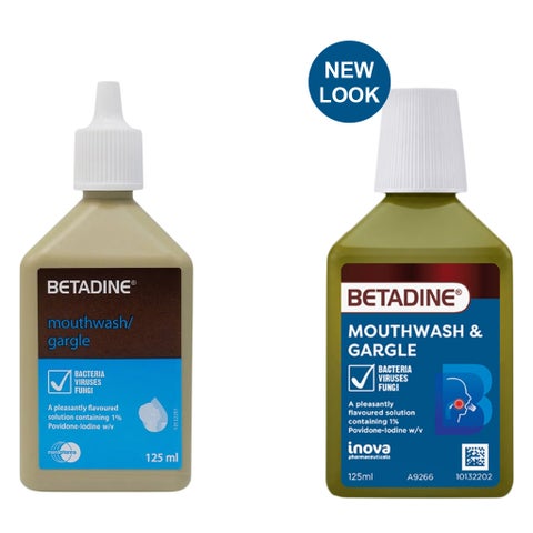 Betadine Mouthwash/Gargle 125ml