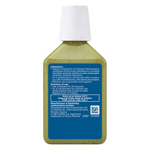 Betadine Mouthwash/Gargle 125ml