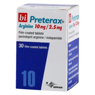 Bi Preterax Arginine 10mg/2.5mg Tablets, Pack of 30's