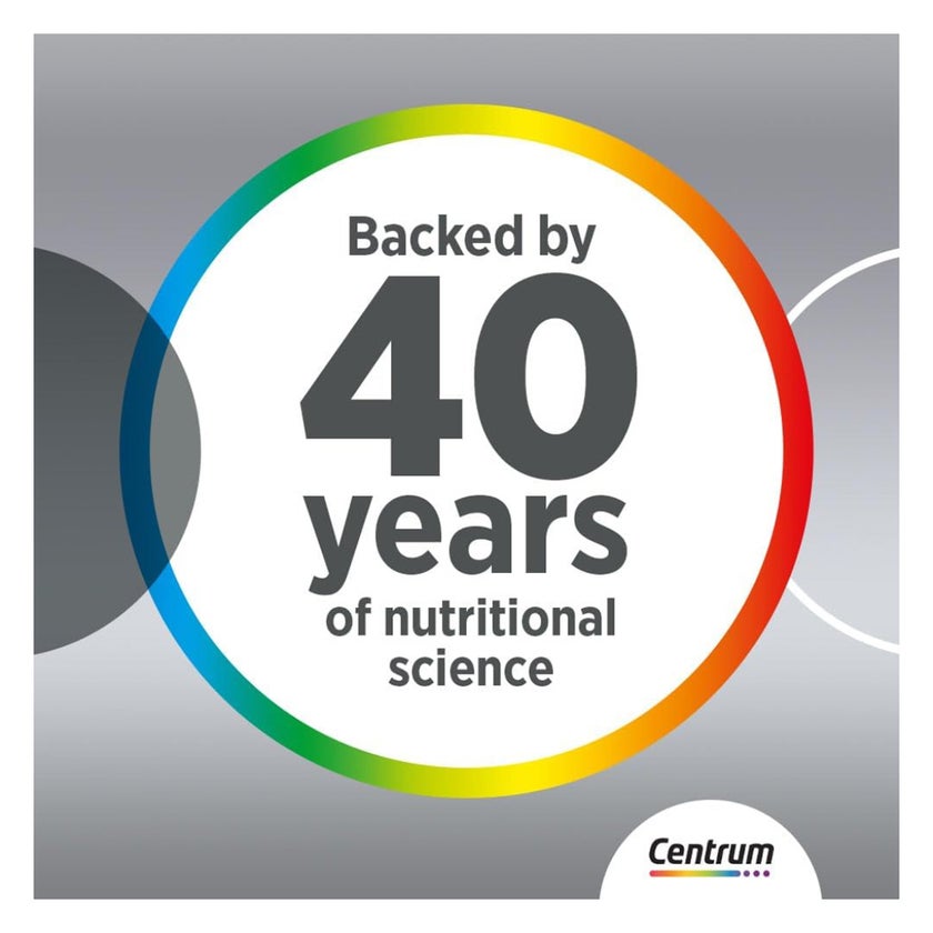 Centrum Silver 50+ Adult Multivitamin Tablets, Pack of 30's