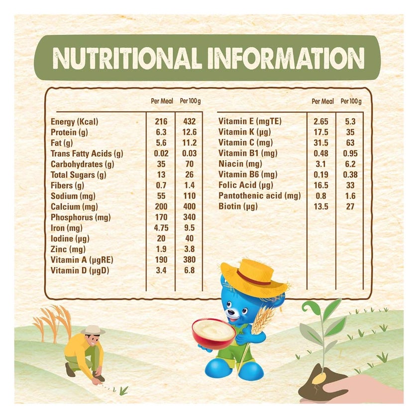 Nestle Cerelac Rice & Milk Infant Cereals From 6 Months 400g