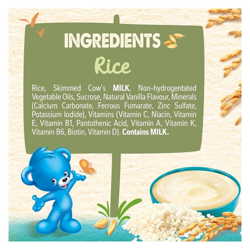 Nestle Cerelac Rice & Milk Infant Cereals From 6 Months 400g