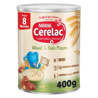 Nestle Cerelac Wheat & Date Pieces Infant Cereals From 8 Months 400g