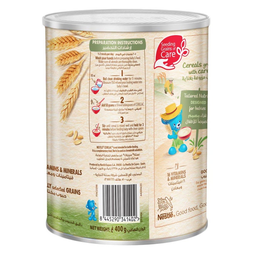 Nestle Cerelac Wheat & Date Pieces Infant Cereals From 8 Months 400g
