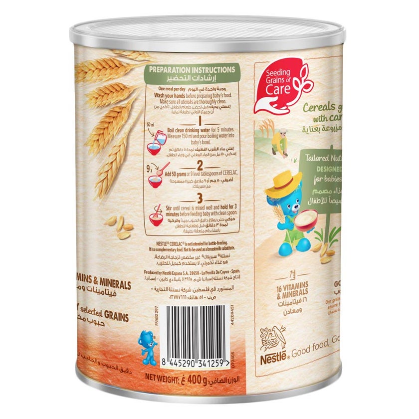 Nestle Cerelac Wheat & Dates Infant Cereals From 6 Months 400g