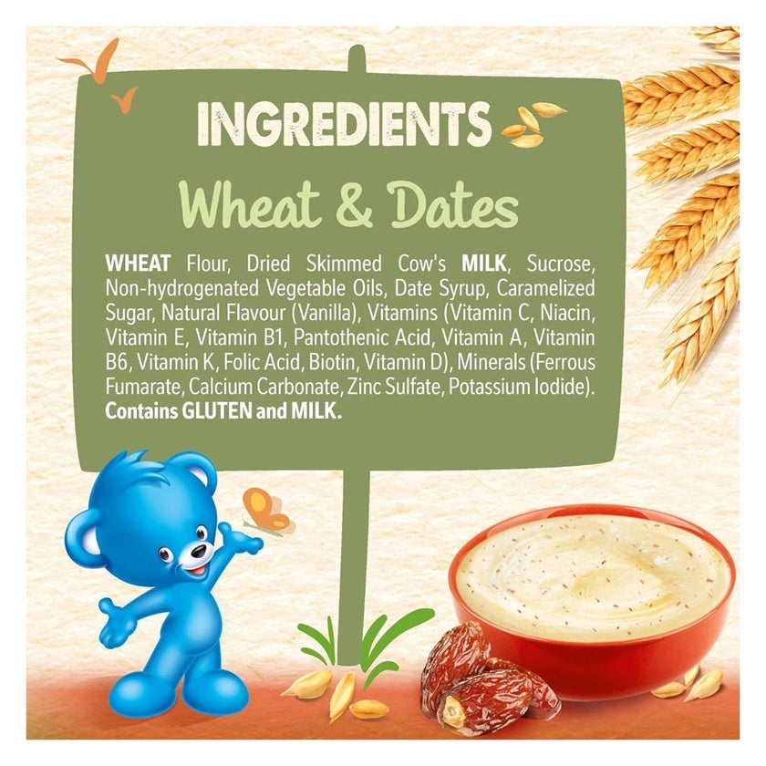 Nestle Cerelac Wheat & Dates Infant Cereals From 6 Months 400g