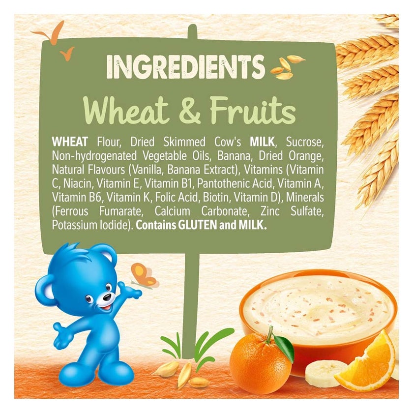 Nestle Cerelac Wheat & Fruits Infant Cereals From 6 Months 400g