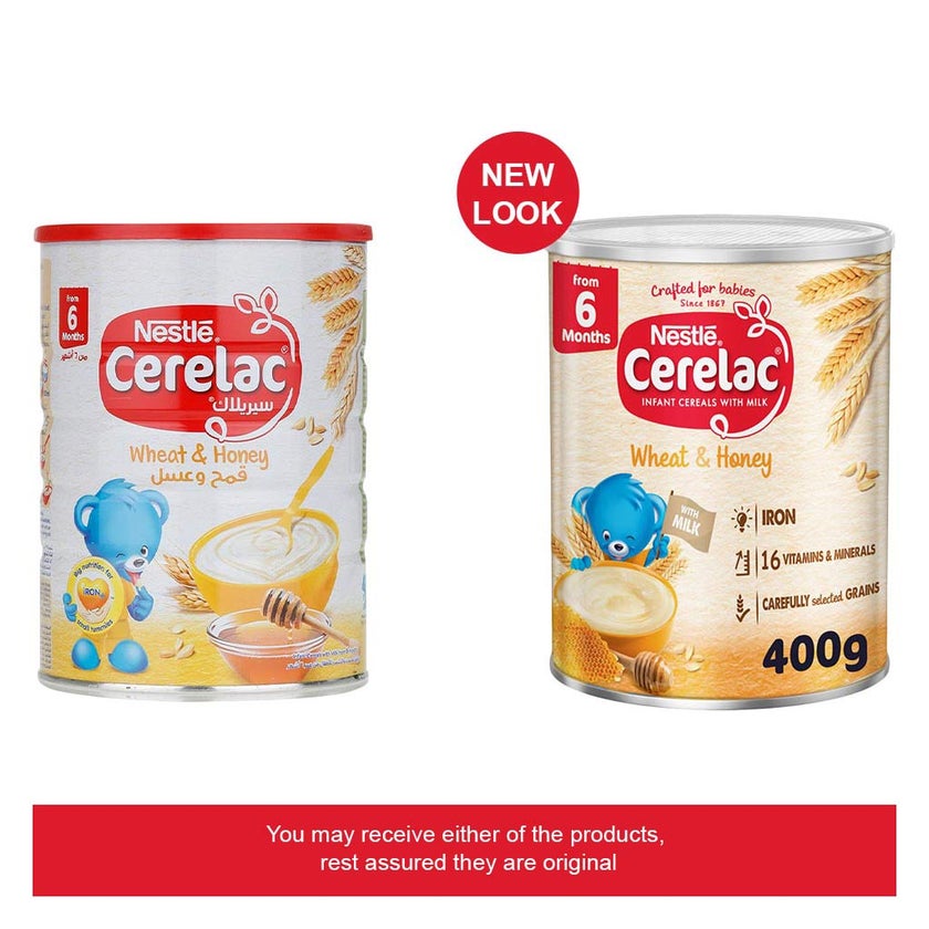 Nestle Cerelac Wheat & Honey Infant Cereals From 6 Months 400g