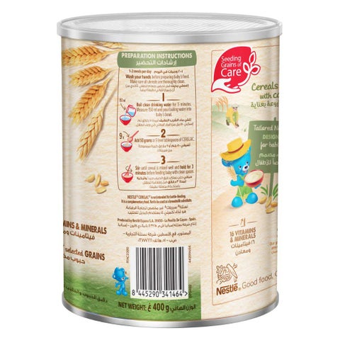 Nestle Cerelac Wheat & Fruit Pieces Infant Cereals From 8 Months 400g