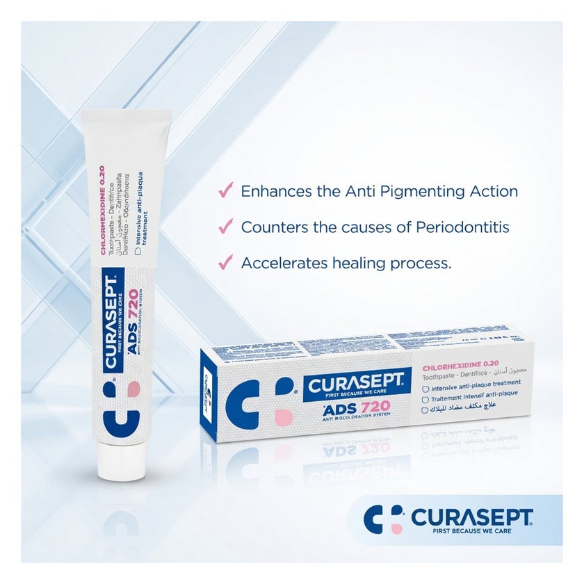 Curasept ADS 720 Gel Toothpaste 75ml