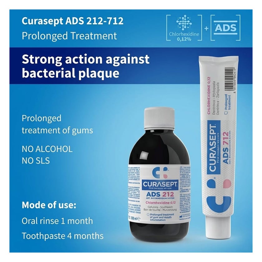 Curasept Anti Discoloration System 212 Mouthwash 200ml
