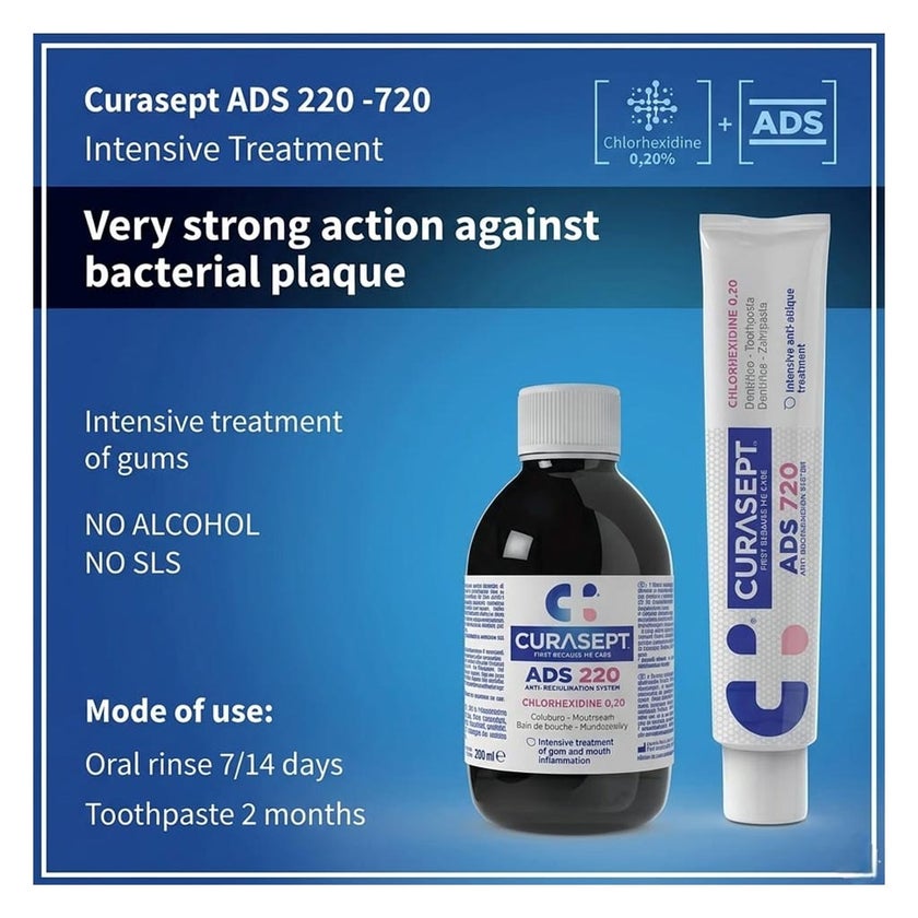 Curasept  Anti Discoloration System 220 Mouthwash 200ML