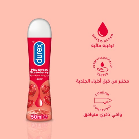 Durex Play Sweet Strawberry Intimate Lube 50ml