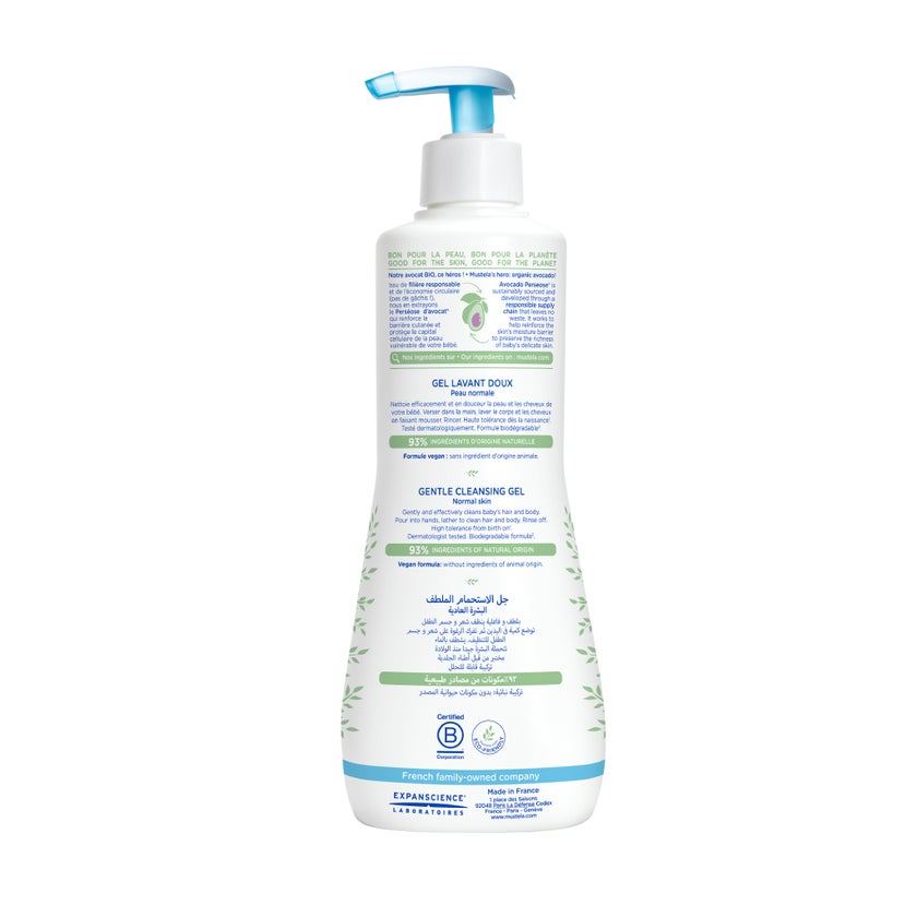 Mustela Baby Gentle Cleansing Gel For Hair & Body 500ml