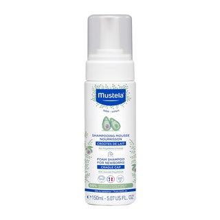 Mustela Baby Cradle Cap Foam Shampoo For Newborn, Tear-Free & Fragrance-Free 150ml