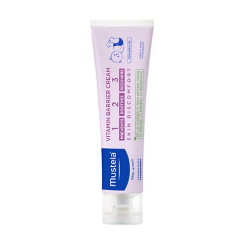 Mustela 1 2 3 Vitamin Barrier Baby Nappy Cream 50ml