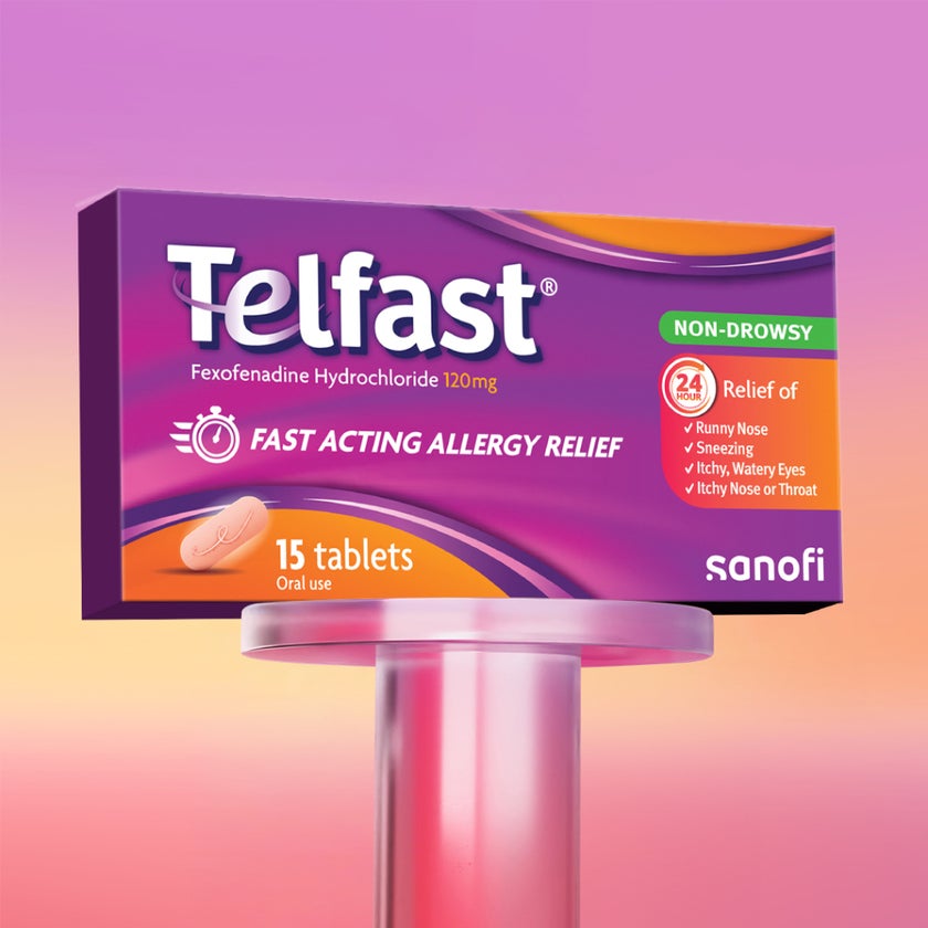 Telfast 120mg Tablets, Pack of 15's
