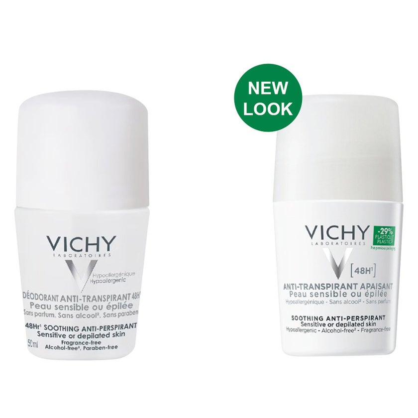 Vichy 48 Hours Anti Perspirant Sensitive Skin Deo Roll On 50ml