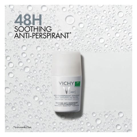 Vichy 48H Anti Perspirant Deo Roll On 50ml + Mineral 89 Booster Serum 50ml