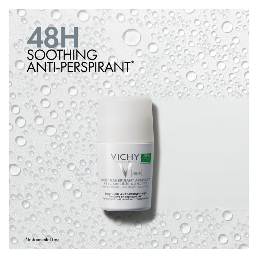 Vichy 48 Hours Anti Perspirant Sensitive Skin Deo Roll On 50ml
