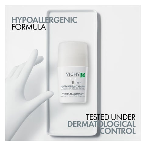 Vichy 48H Anti Perspirant Deo Roll On 50ml + Mineral 89 Booster Serum 50ml