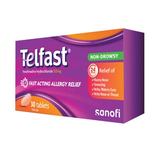 Telfast 120mg Tablets, Pack of 30's