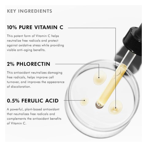 SkinCeuticals Phloretin CF Vitamin C Serum, Anti-Aging - 30ml