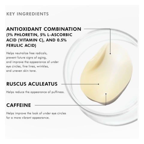SkinCeuticals AOX Vitamin C Eye Gel, Anti-Aging - 15ml