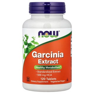 Now Garcinia 1000mg Vegetarian Tablets For Healthy Metabolism, Pack of 120's