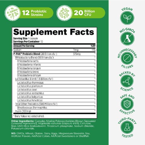 Probulin P-Pack Probiotic Capsules, Pack of 10's