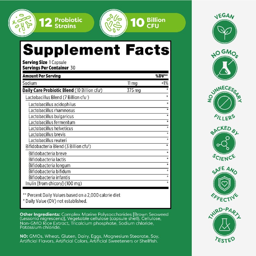 Probulin Daily Care Probiotic Capsules, Pack of 30's