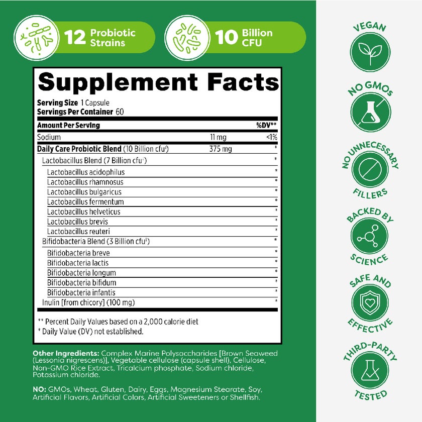 Probulin Daily Care Probiotic Capsules, Pack of 60's