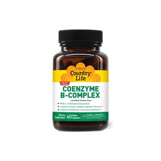 Country Life Coenzyme B-Complex Multivitamin Capsules For Energy, Pack of 60's