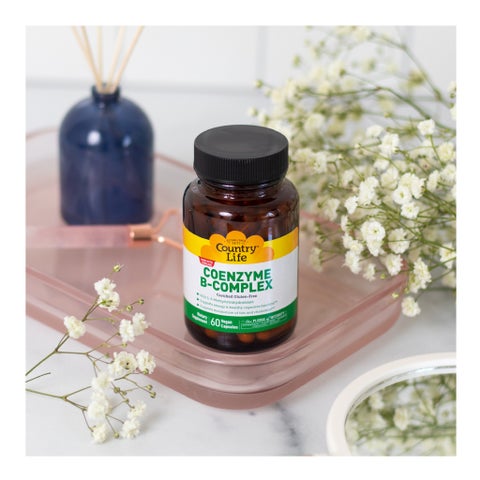 Country Life Coenzyme B-Complex Multivitamin Capsules For Energy, Pack of 60's