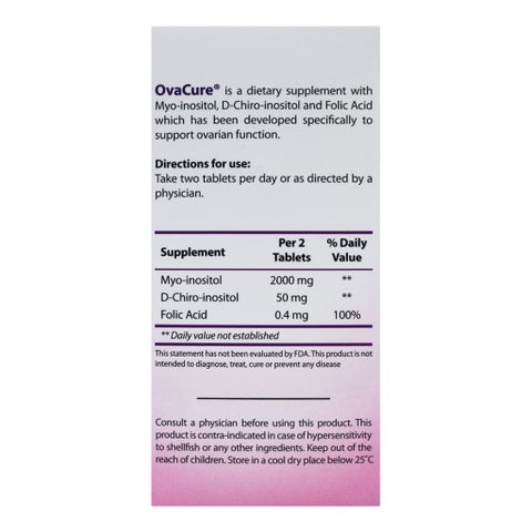 Ovacure Women's Supplement Tablets - 2 x 60 Tablets