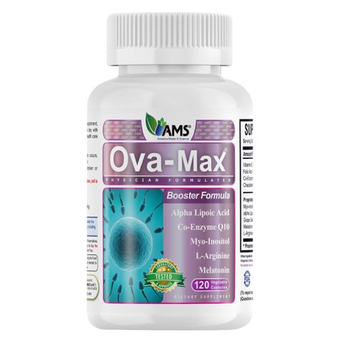 AMS Ova-Max Women Fertility Capsules - 2 x 120 Capsules
