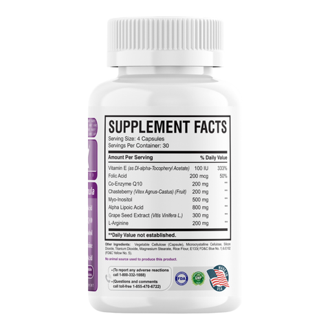 AMS Ova-Max Women Fertility Capsules - 2 x 120 Capsules