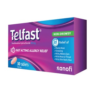 Telfast 180mg Tablets, Pack of 30's