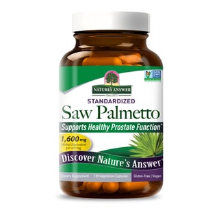 Nature's Answer Saw Palmetto Vegan Capsules, Prostate Health - 120 Capsules