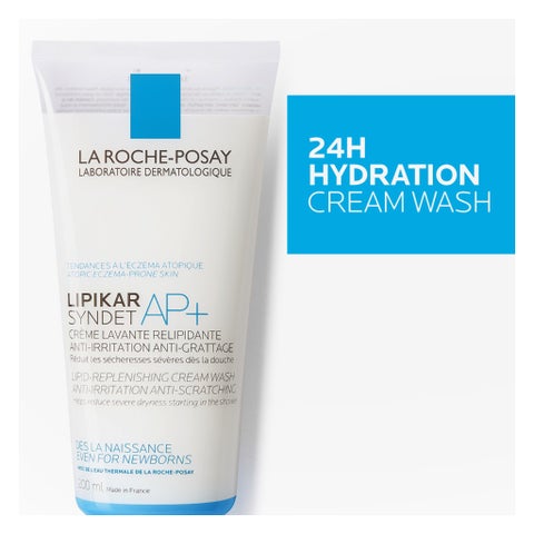 La Roche-Posay Lipikar Syndet AP+ Body Wash For Extremely Dry Atopic Eczema-Prone Skin 200ml