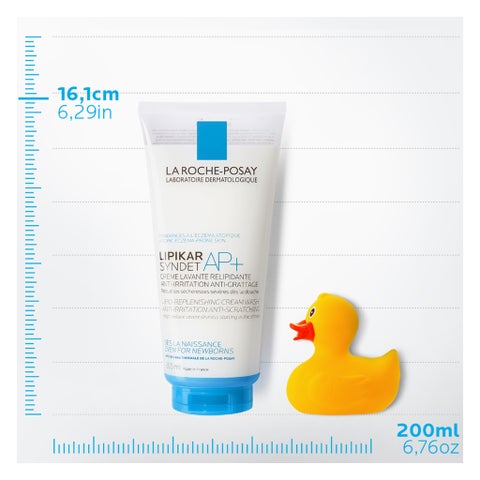 La Roche-Posay Lipikar Syndet AP+ Body Wash For Extremely Dry Atopic Eczema-Prone Skin 200ml