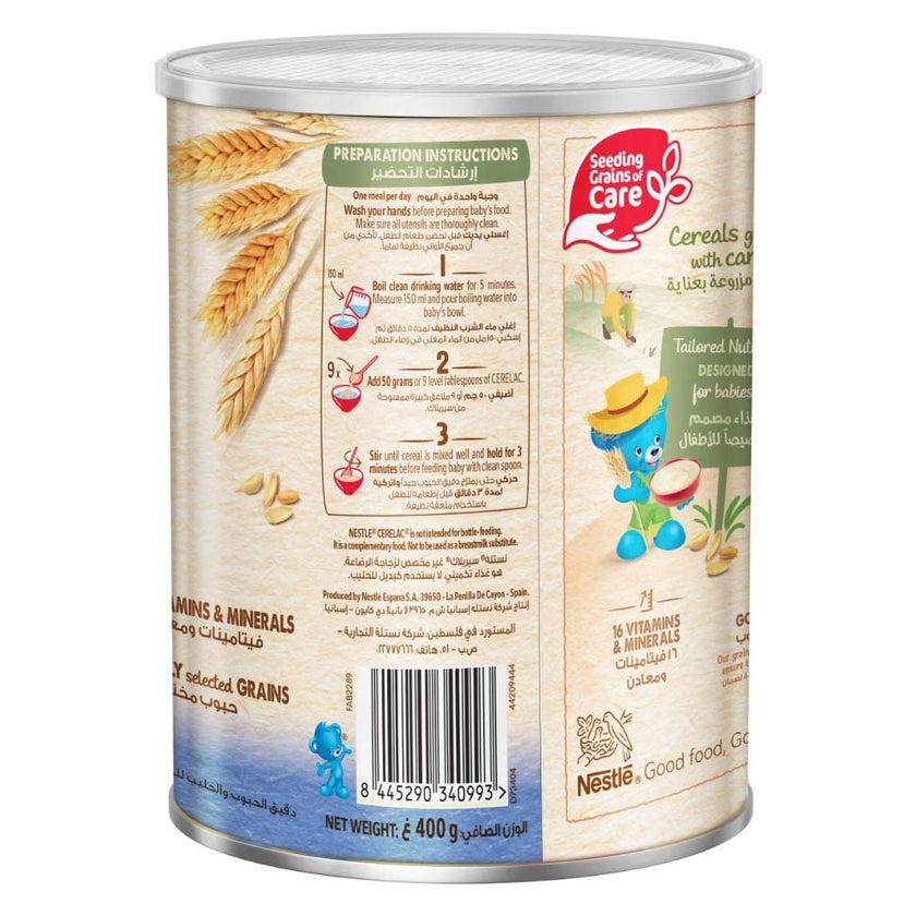 Nestle Cerelac Wheat Infant Cereals From 6 Months 400g
