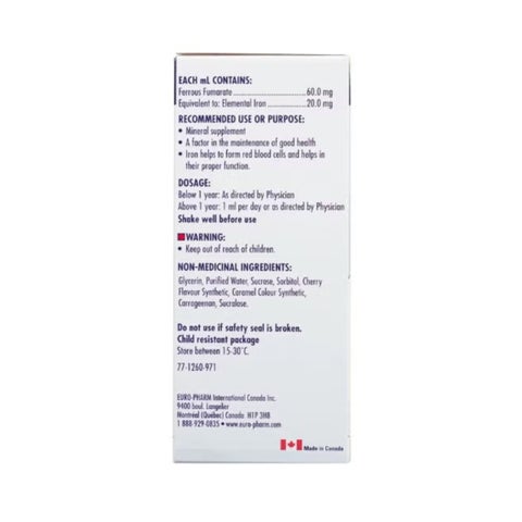 Ferrate 60mg/ml Oral Suspension - 100ml
