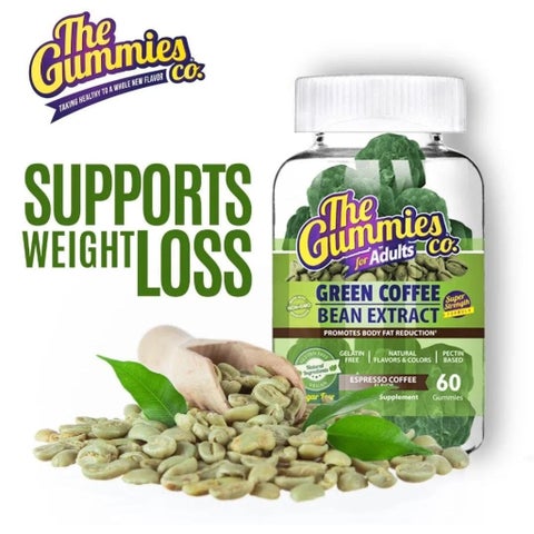 The Gummies Co. Green Coffee Bean Extract Gummies, Pack of 60's