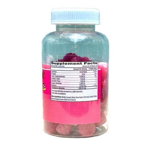 The Gummies Co. Raspberry Ketones Gummies, Pack of 60's