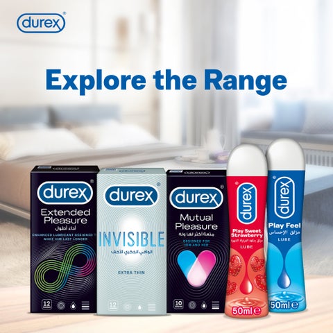Durex Feel Ultra Thin Condoms, Pack of 12's