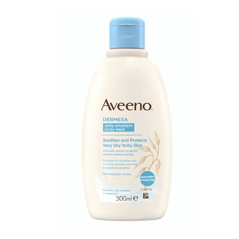 Aveeno Dermexa Daily Emollient Body Wash For very dry itchy skin 300ml