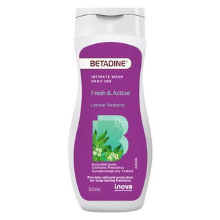 Betadine Daily Use Feminine Intimate Wash, Fresh & Active Lemon Verbena 50ml
